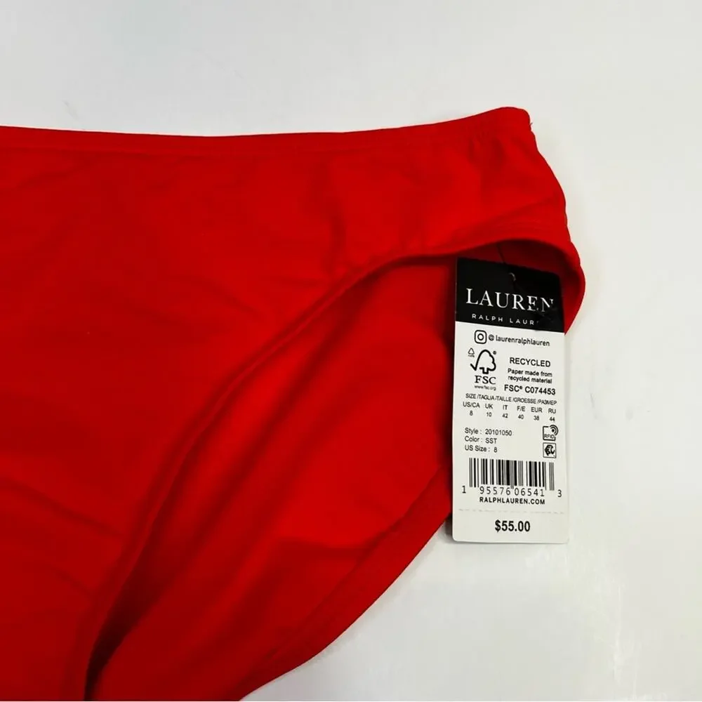 Lauren Ralph Lauren Beach Club Hipster Bikini bottoms sunset orange - 8